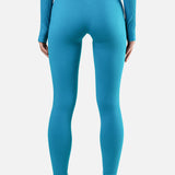 RIBBED LEGGINGS - Maldives Blue